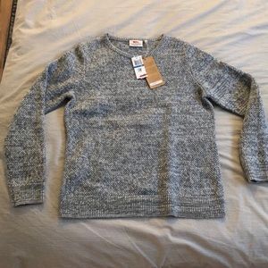 NWTS FJALL RAVEN XL 100% WOOL SWEATER / LS